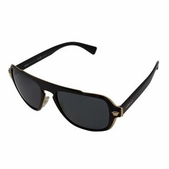 Versace 0VE1299 Black & Gold Sunglasses 56mm 18mm 145mm – 1002/81