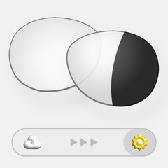 HD Photochromic Replacement Lenses for Ray-Ban Meta Headliner RW4009 RW4013 50mm