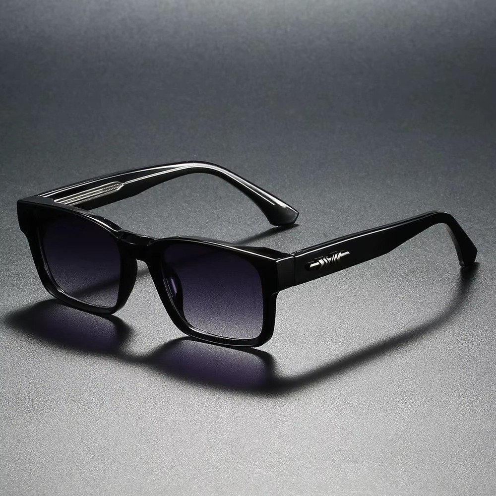 Quality Square Polarized Sunglasses Men Metal Core UV400 Unisex Sun Glasses Trav