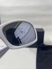 Oakley Fives Squared (4+1) White Wrap Sunglasses USA 2 Felt Bag/ Box READ DESC
