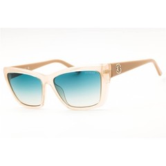 Guess Unisex Sunglasses Ivory Injected Propionate Cat Eye Frame GU00098 25P