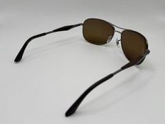 Ray Ban RB3519 029/83 Gunmetal/Silver/Brown Polarized Lens Sunglasses READ DISCR