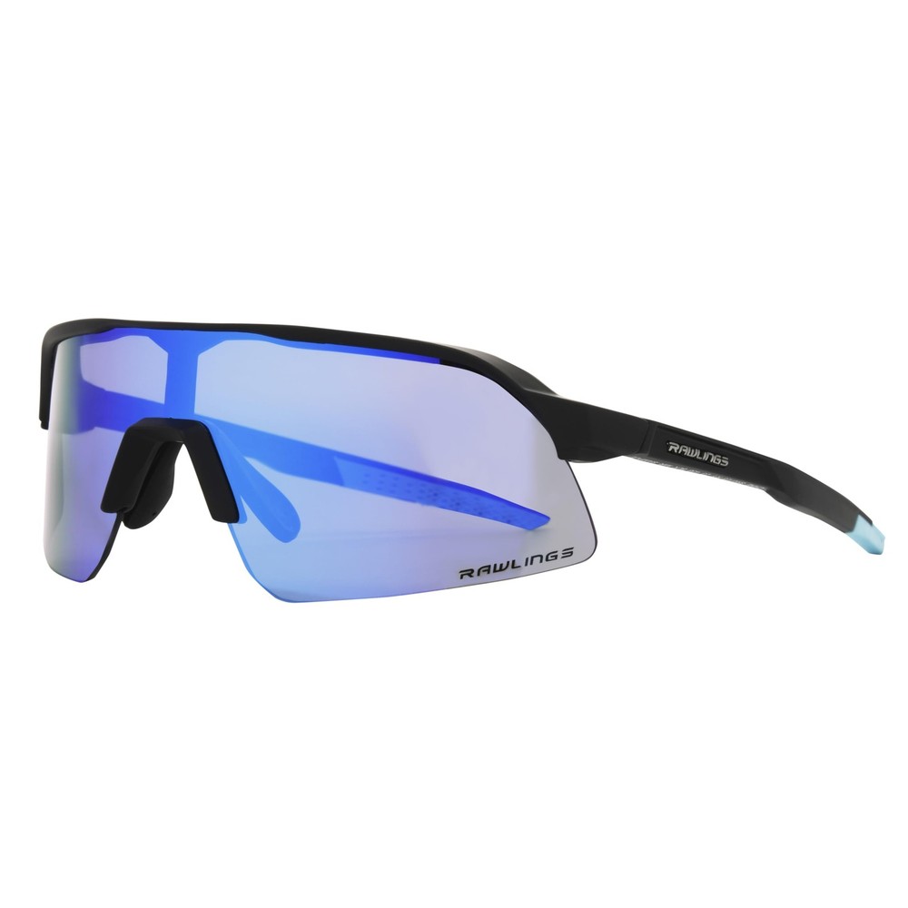 Men’s Shield Sunglasses, Black, 125 mm