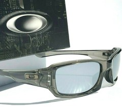 NEW Oakley FIVES Squared Grey Smoke POLARIZED Galaxy Chrome Mirror Sunglass 9238