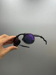 Vintage Oakley Madman X Metal Retro Polarized Sunglasses Purple Lens Greybj-