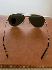 Ray-Ban RB3625 New Aviator 9196/31 Gold G-15 Sunglasses 58-14 Authentic