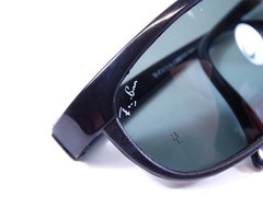 Vtg B&L Ray-Ban W1847 Glossy Black UV Predator Men In Black Wrap w/Case