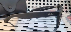 New Ray Ban RB2132 622 New Wayfarer Sunglasses Rubber Blk-Blk /55mm G15 Green