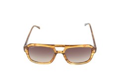WMP Sydney Brown Aviator Polarized Sunglasses 54-20-144