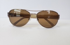 Kirkland Signature Men’s Aviator Sunglasses Tinted Brown Lens Brown Frame 135mm