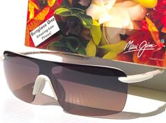 Maui Jim PALULU Metallic Matte Platinum POLARIZED HCL Bronze Sunglass HS680-05