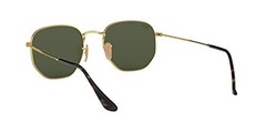 Ray-Ban RB3548N Hexagonal Flat Lens G-15 Green RB3548N-001/80 ARISTA GOLD