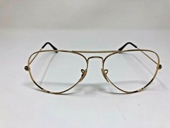 Ray Ban Sunglasses RB3025 001/M2 58mm 58-14 GOLD ITALY AVIATOR METAL PE43