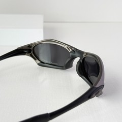 Oakley Splice Sunglasses Gunmetal Black Frame Black Lens Triple Black