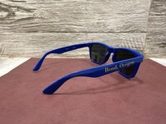 Wayfarer Style Blue Blockbuster Sunglasses Bend Oregon Retro Fun Unisex