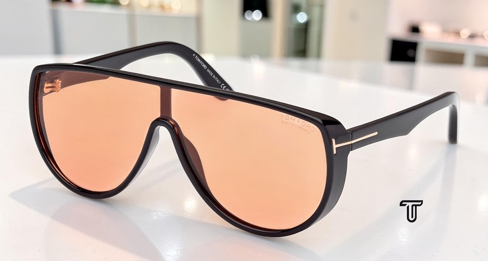 Tom Ford FT1182 05E Achilles injected Black Other Brown 00 mm Men’s Sunglasses