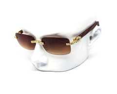 diamond buffs sunglasses men’s women’s LUXURY glasses retro Gold buff’s vvs Ice