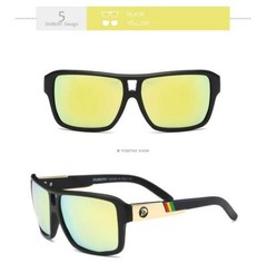 DUBERY Unisex Polarized Sport Sunglasses Outdoor Driving Fishing Square Glasses