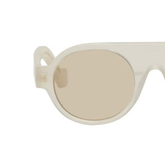 Loewe Eyewear Tortoiseshell Round Aviator Sunglasses