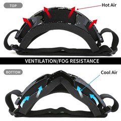 ATV Dirt Bike Motocross Offroad Racing Goggles Anti UV Fog Dustproof Adult