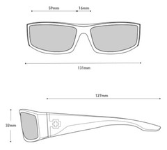Spy Optic COOPER Sunglasses – MATTE Black / HAPPY Gray Green Lens NEW