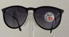 Ray-Ban RB4171 622/T3 Erika Polarized Gradient Lens Rubber Matte Black 54mm