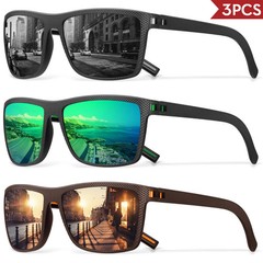Polarized Sunglasses Men Women Sports Driving Fishing Square Eyewear UV400 Glass