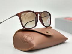 Ray-Ban 54mm Chris Brown Polarized Sunglasses Gradient Sunglasses – Brown RB4187
