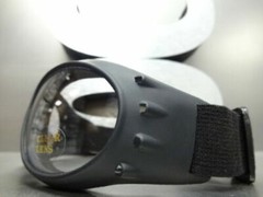 MOTORCYCLE BIKER Day or Night RIDING PADDED GLASSES GOGGLES Clear ANTI FOG LENS
