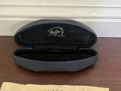 Maui Jim MJ-114-02 Sunglasses Gray Frame, 57-16-125, Made In Italy