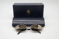 Sunglasses Faberge FB 515 /20 6050 gold black oval sunglasses eyewear New