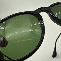 Ray-Ban Erika Sunglasses RB 4171 601/2P Polished Black Green Polarized-