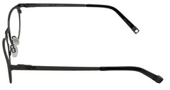 Tumi Mens Stainless Steel Round Eyewear Frame T107 Gunmetal 49mm