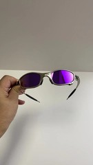New Oakley X-Metal Juliet 1.0 Sunglasses Silver Frame/Purple Lenses