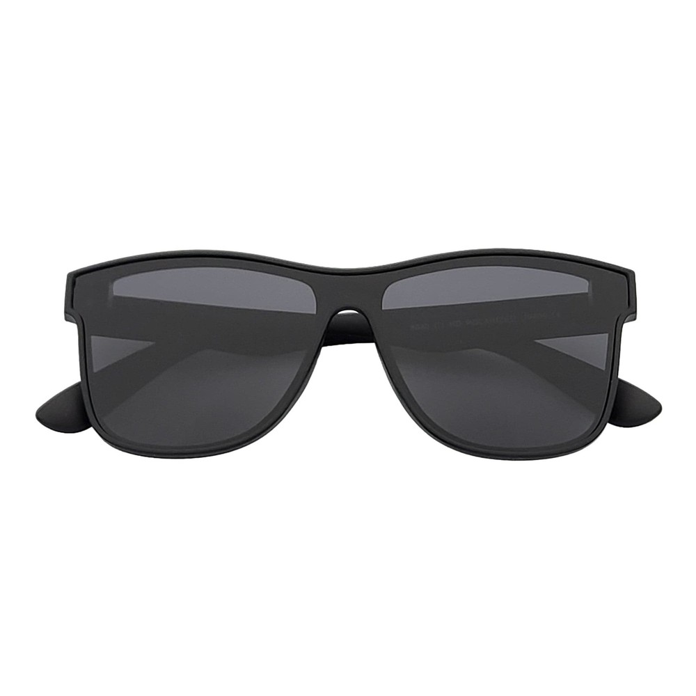 PRIME TIME – Polarized Flat Modern Lens Sunglasses Matte Black Dark Smoke