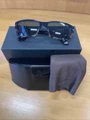 Persol PO2747S 955/4N Sunglasses 57mm Blue-Havana / Photo Polarized Blue Lens