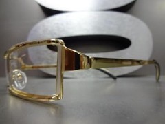 Men’s Contemporary Modern Classy Elegant Style Clear Lens EYE GLASSES Gold Frame