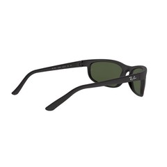 Ray-Ban RB2027 Predator 2 W1847 62mm Matte Black G15 Green Sunglasses Italy