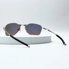 Oakley Savitar OO6047 Titanium Sunglasses Silver Prizm Sapphire PolarizedIN BOX