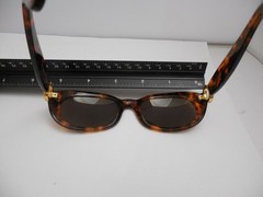 Cartier Paris Acetate plastic Tortoise Shell Oval Sunglasses eyewear frame 90’s