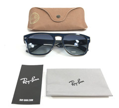 Ray-Ban Sunglasses RB4407 6730/4L Blue Light Brown Frame w/ Blue Gradient Lenses