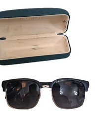 Lacoste Sunglasses Black Gold Frame With Case Repair Needed Authentic