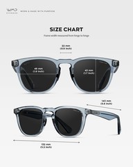 WearMe Pro WMP Eyewear – Men’s Polarized Sport & Golf Sunglasses Round Frame,…