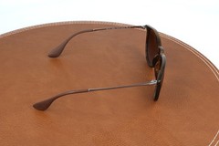 Ray-ban Erika Havana Round Polarized Small Scratch On Lens Sunglasses 54-18-145