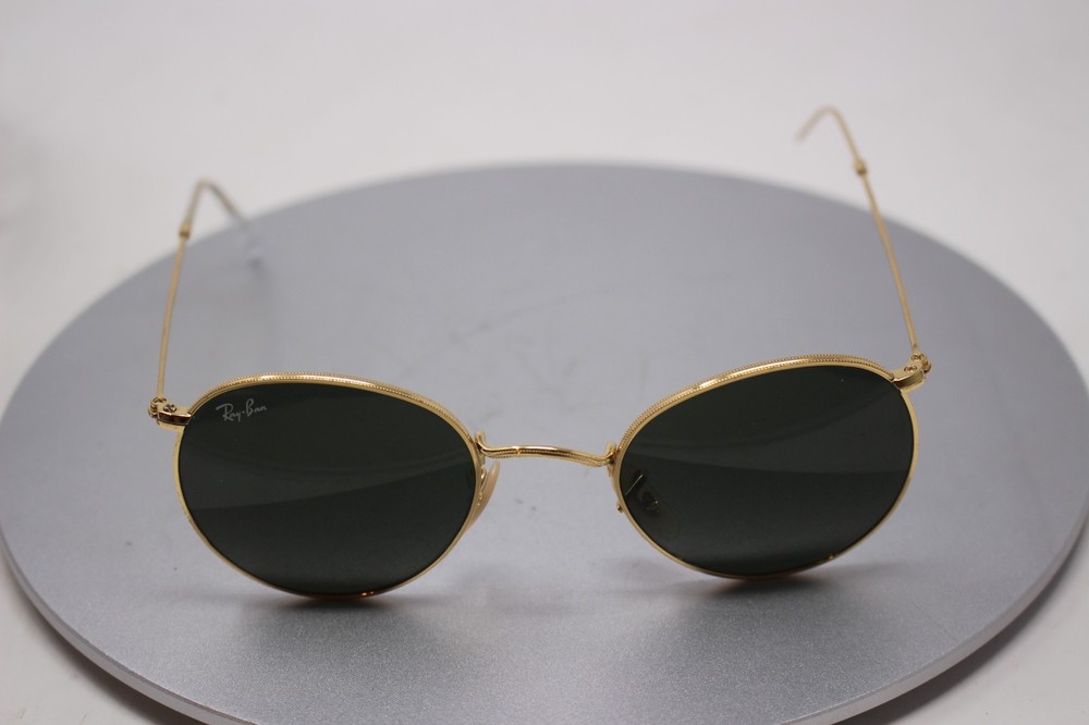Ray-Ban RB 3447 Round Metal Sunglasses Full Rim Frame Only Golden 50-21-145