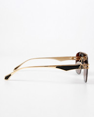 Maybach Golden Brown Luxury Sunglasses