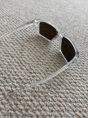 Authentic Never Worn Oakley Holbrook XL Polarized Polished Clear/Prizm Sapphire