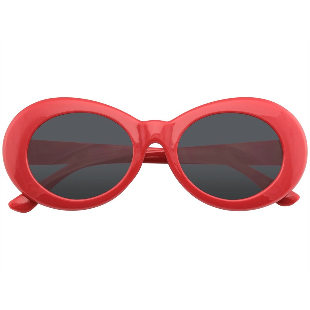 Sunglasses Round Retro Round Oval Clout Round 90’s Gradient Lens Sunglasses