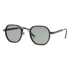 Retro Soft Square Sunglasses Metal Plastic Double Frame UV400 Unisex Vintage