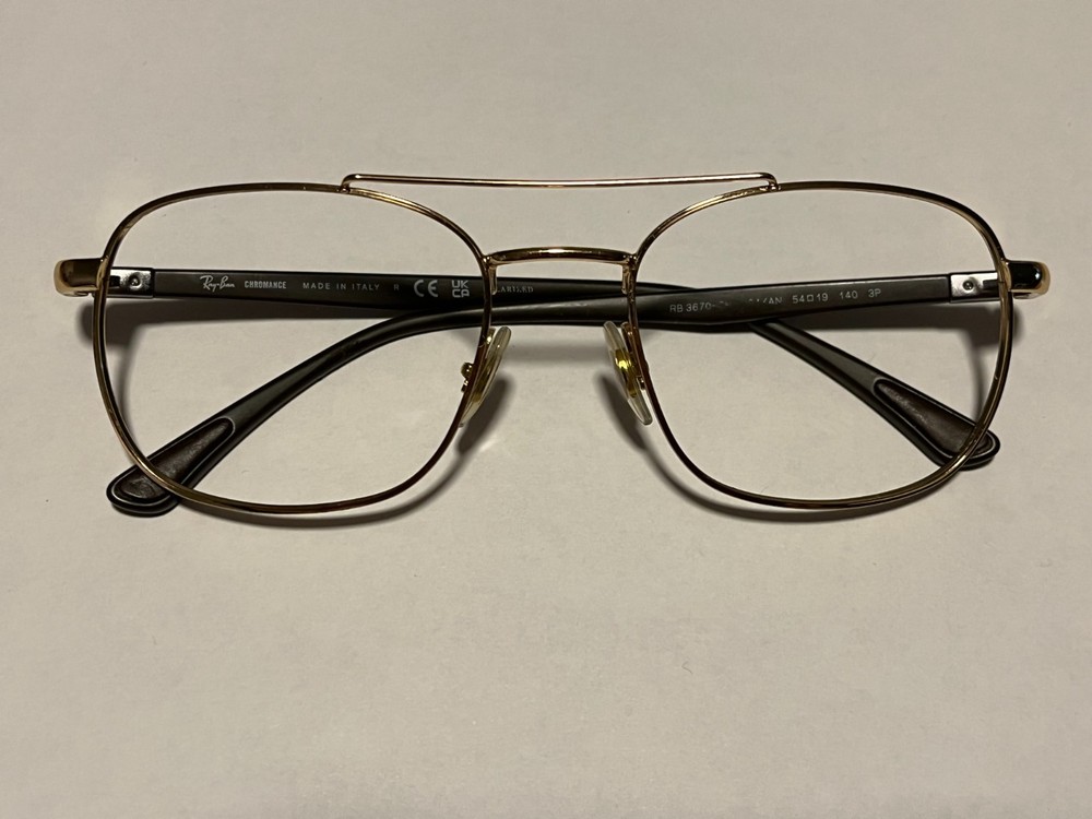RAY-BAN RB 3675 001/51 GOLD BROWN GRADIENT AUTHENTIC FRAMES SUNGLASSES #1008